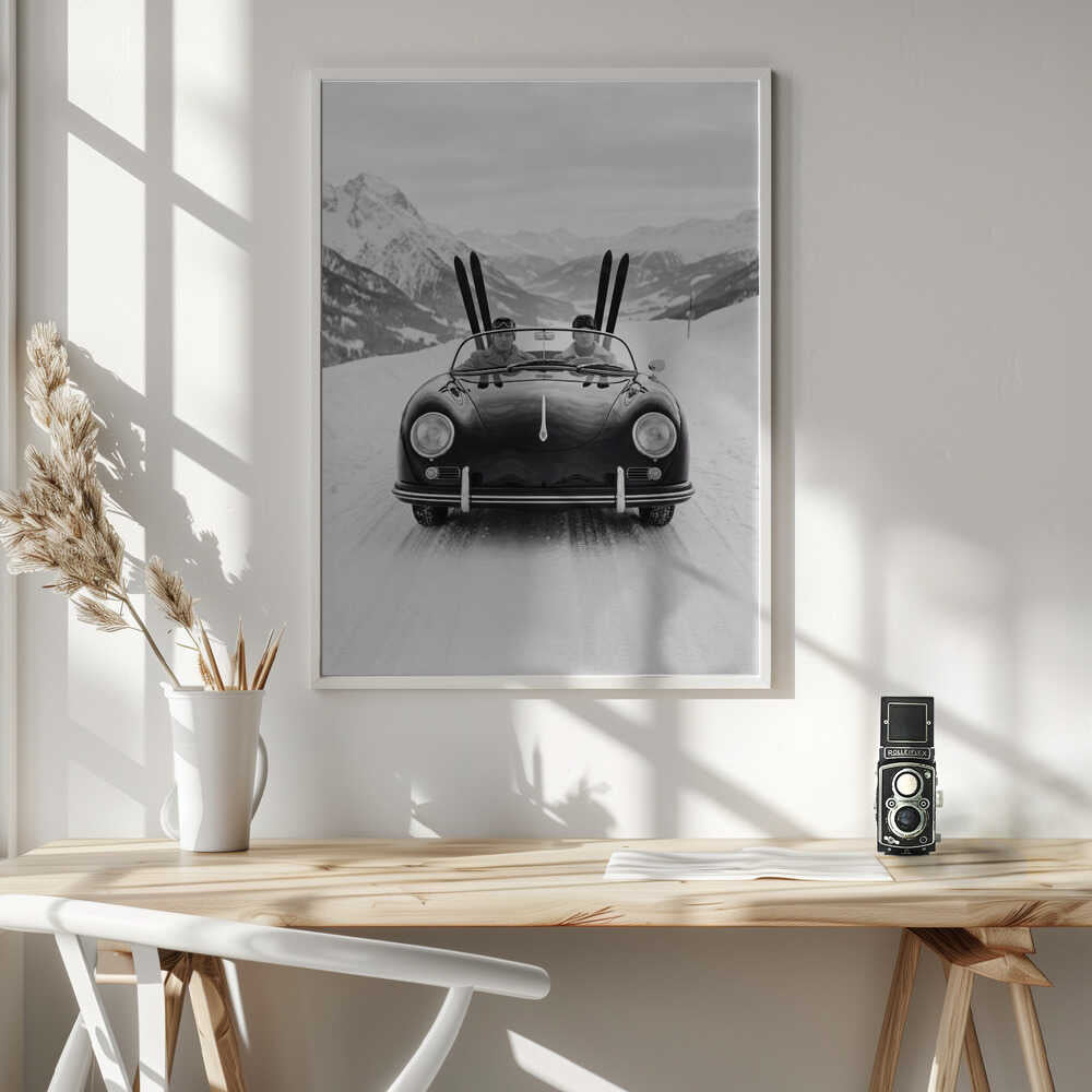 Driving In the Alps Poster