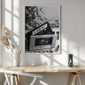 I Love You Cassette Poster