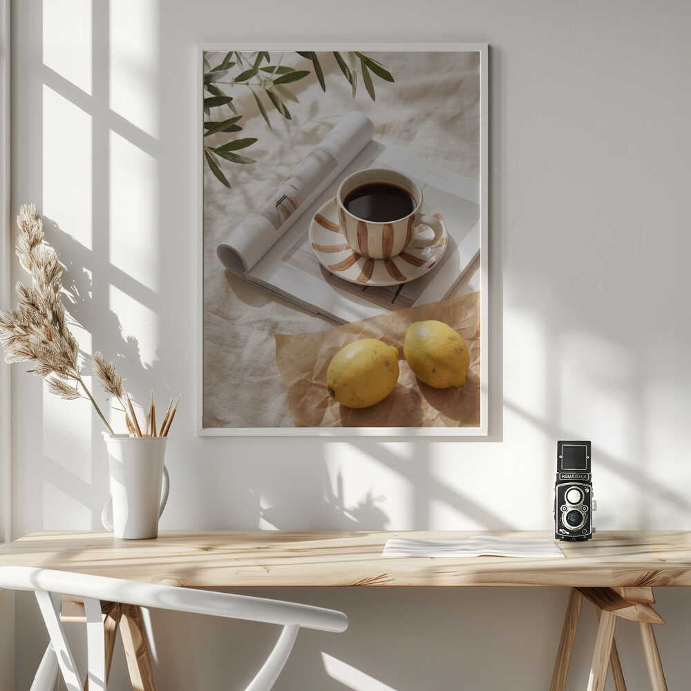 Coffee and Lemons Poster