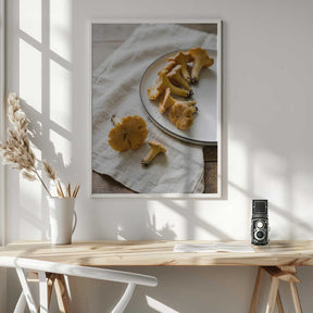 Chanterelle Mushrooms Poster