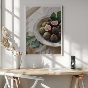 Figs In a Bowl Poster