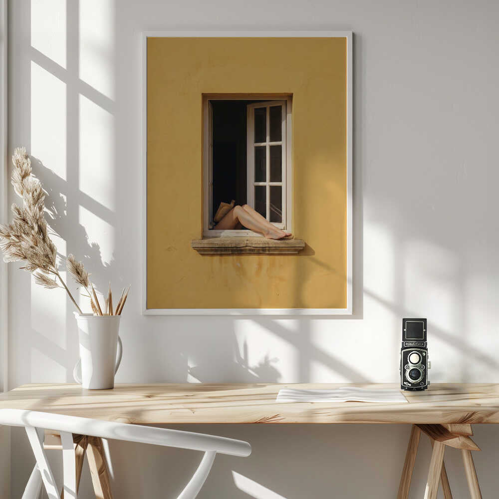 Reading By the Window Poster