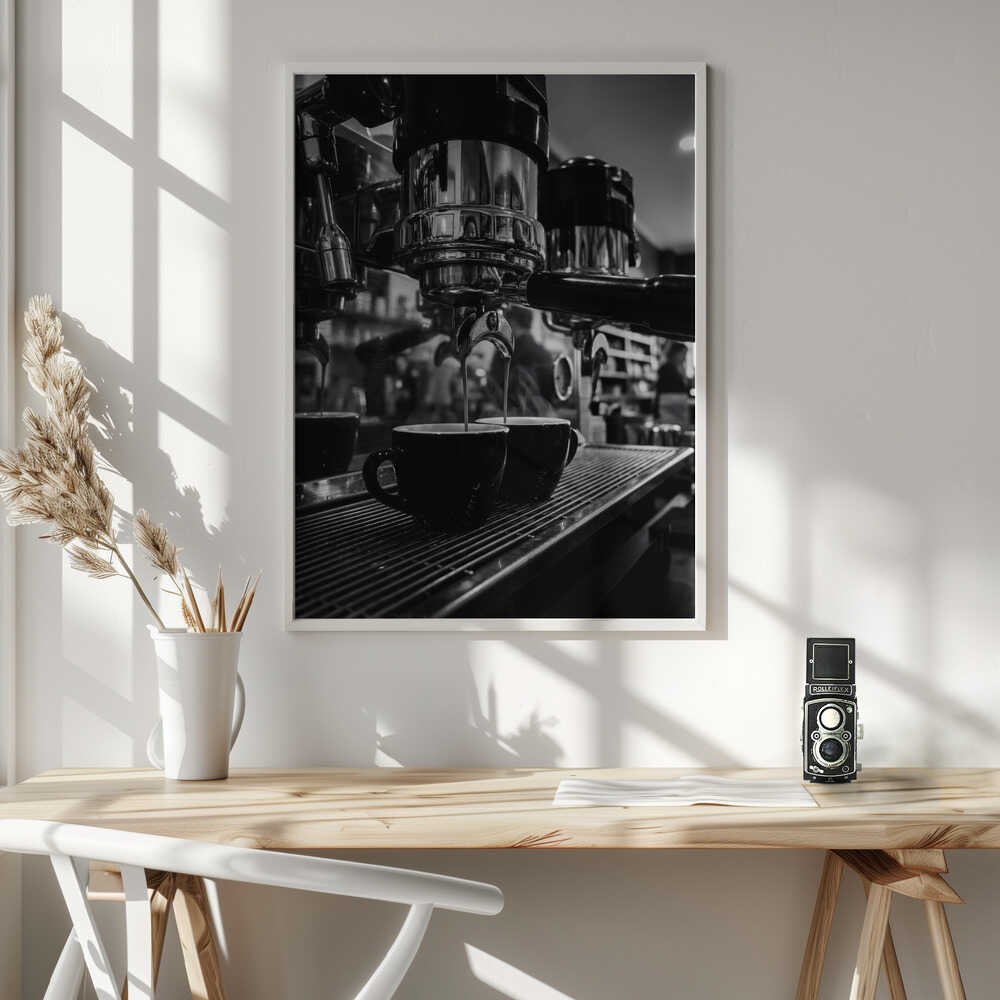 Double Espresso Cups Poster