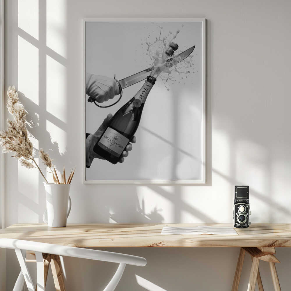 Sabering Champagne Poster