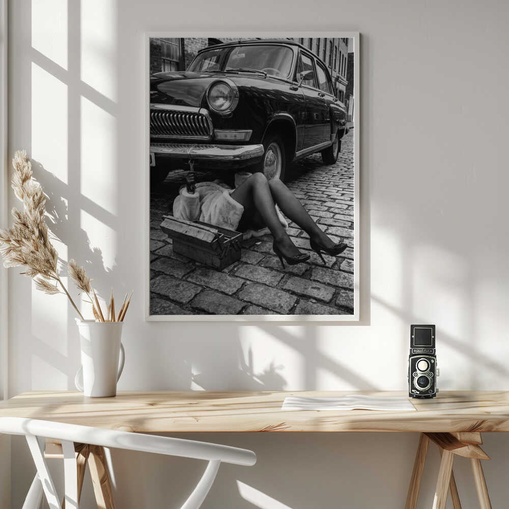 Fixing the Car Poster