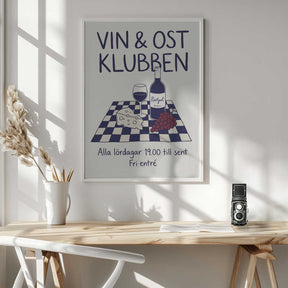 Vin & Ost Klubben Poster