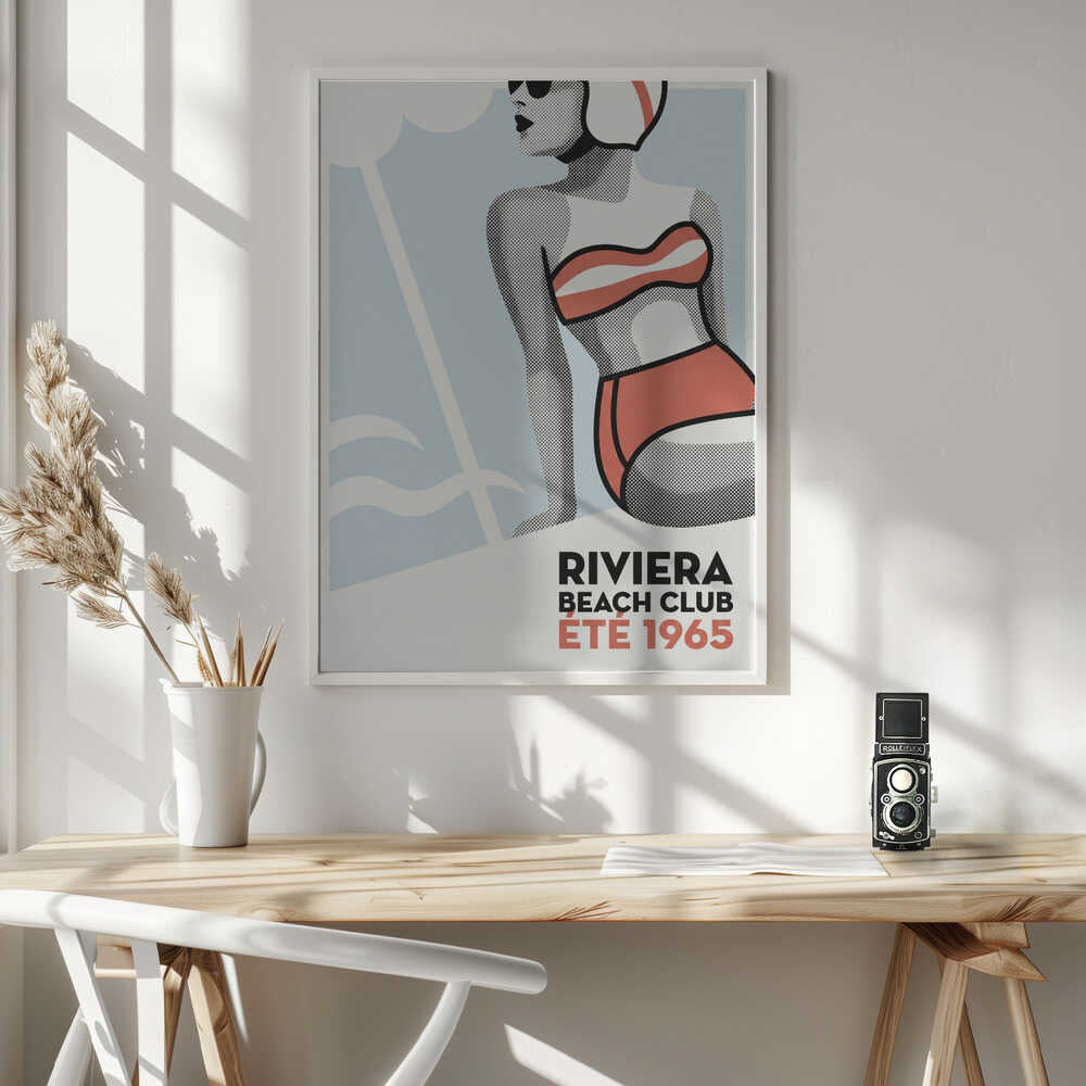 Riviera Beach Club Summer Poster