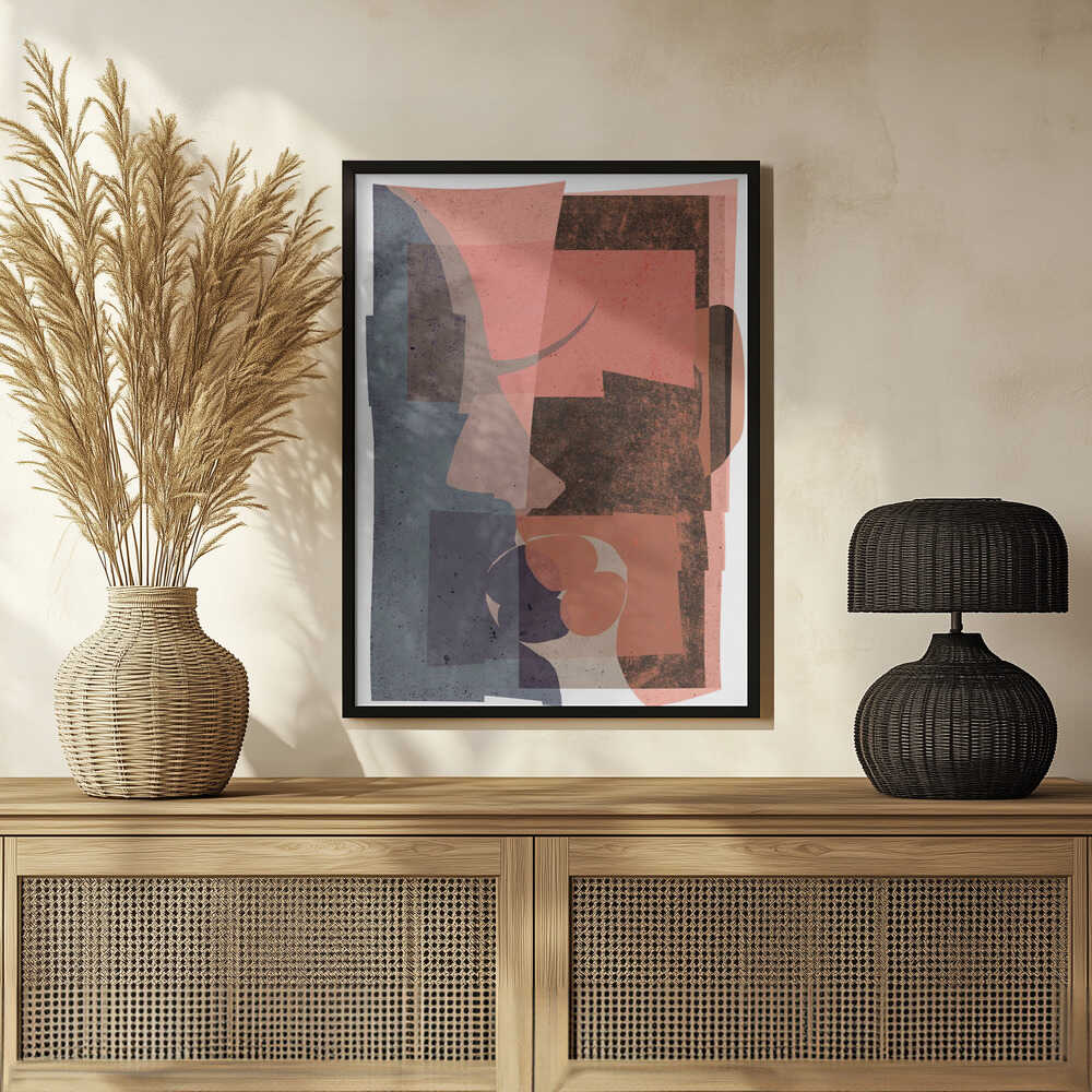 Fragmented Hues Poster