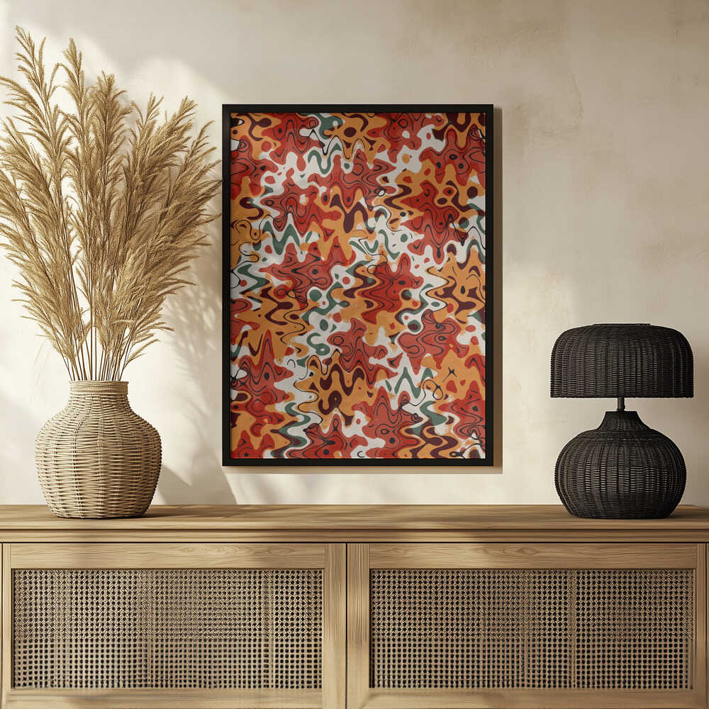 Vibrant Chaos Poster
