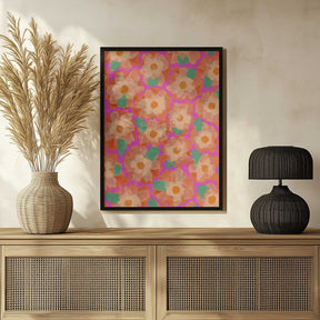 Vibrant Petal Dance Poster