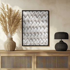 Zigzag Serenity Poster