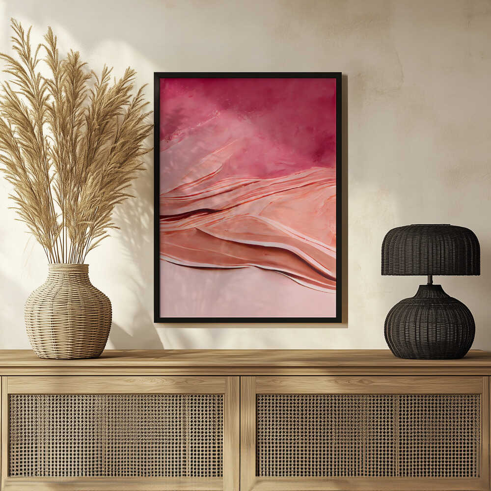 Crimson Dunes Poster