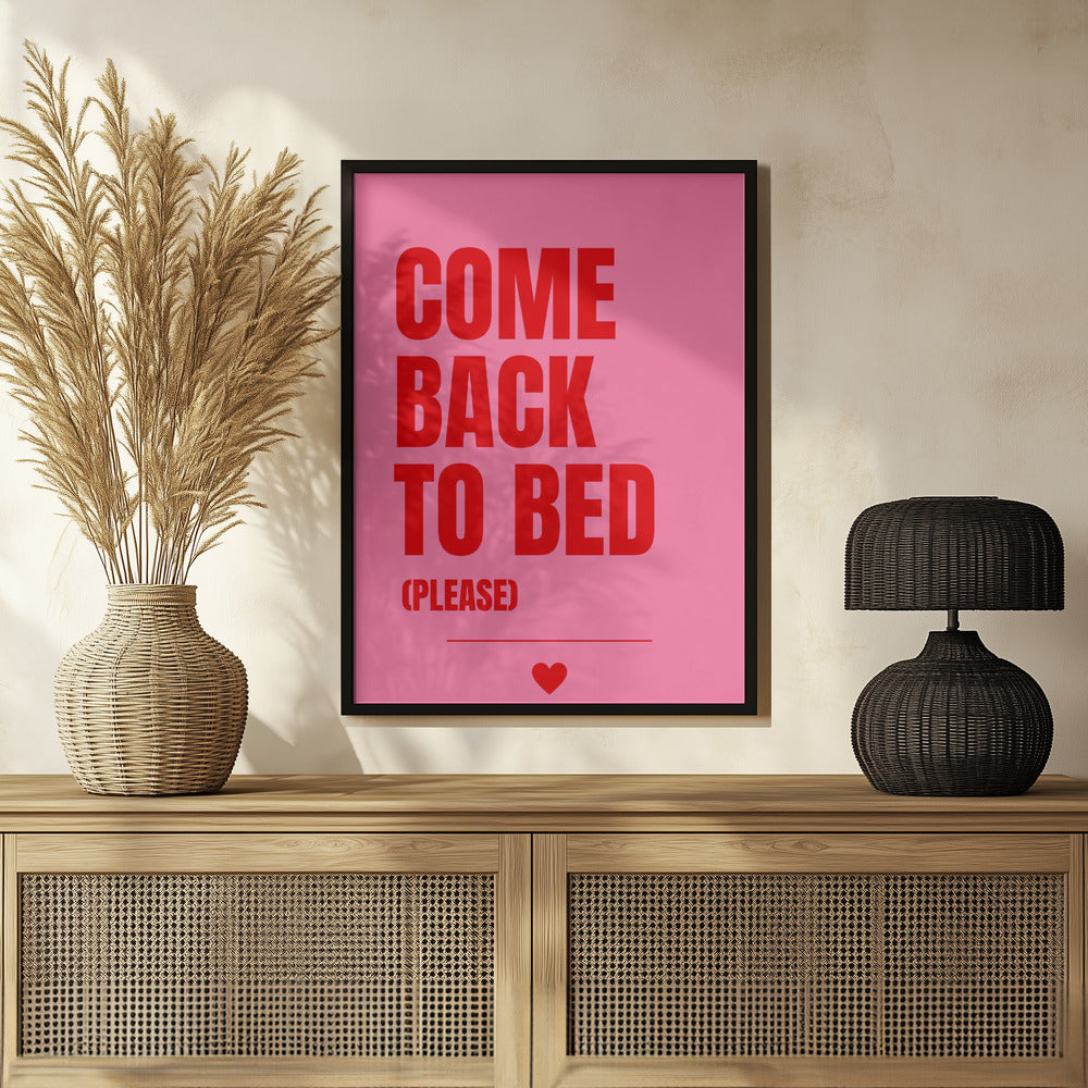 Come Back to Bed Poster