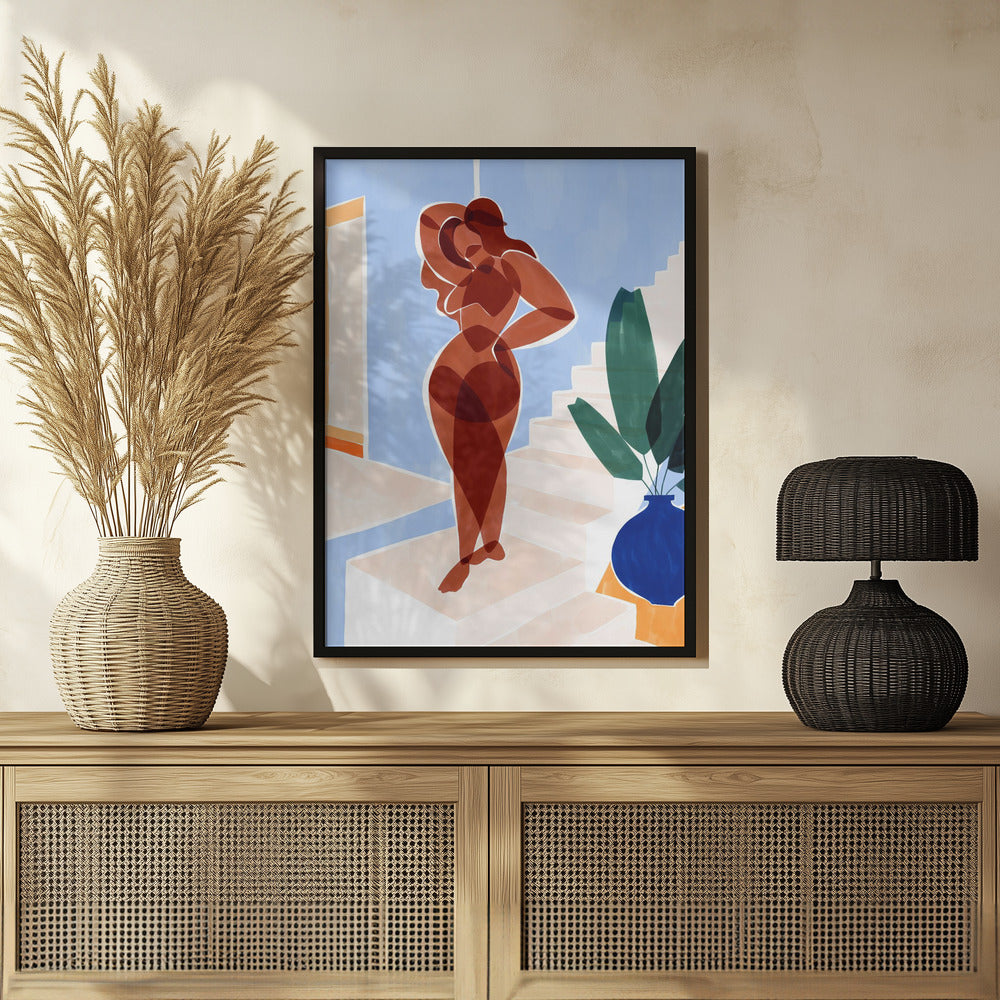 Terracotta Woman Poster