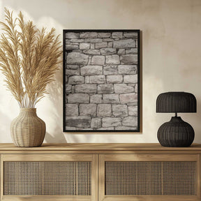 Serene Stonework Poster