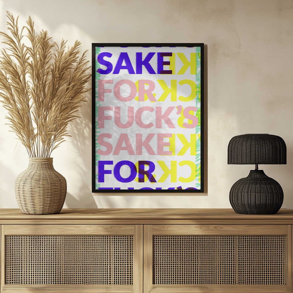 Vivid Repetition Poster