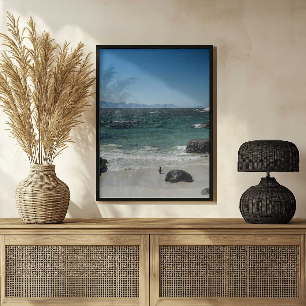 Penguin's Beach Walk Poster
