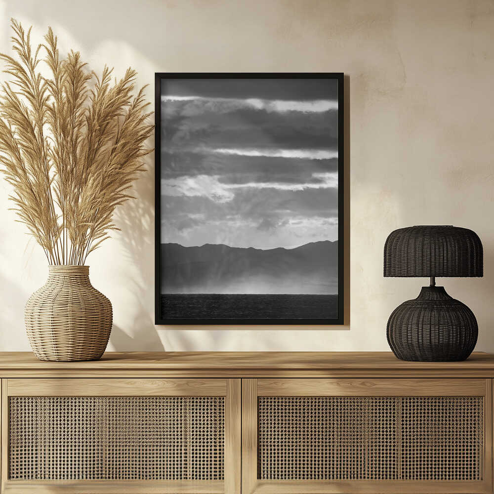 Black And White Landscape Poster