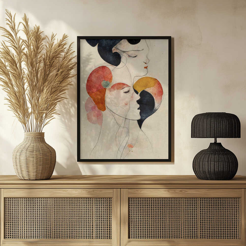Flowing Faces Elegy Poster