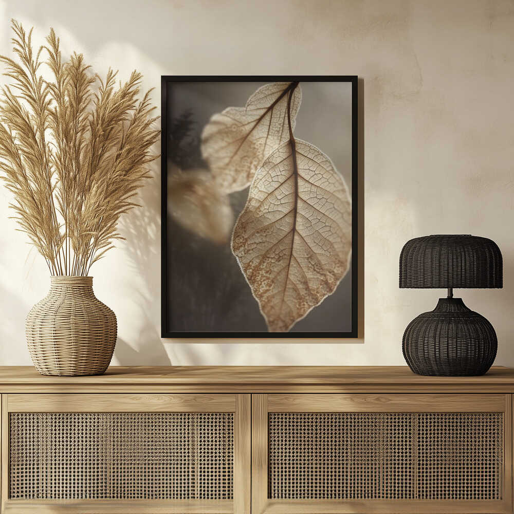 Ethereal Leaves Poster