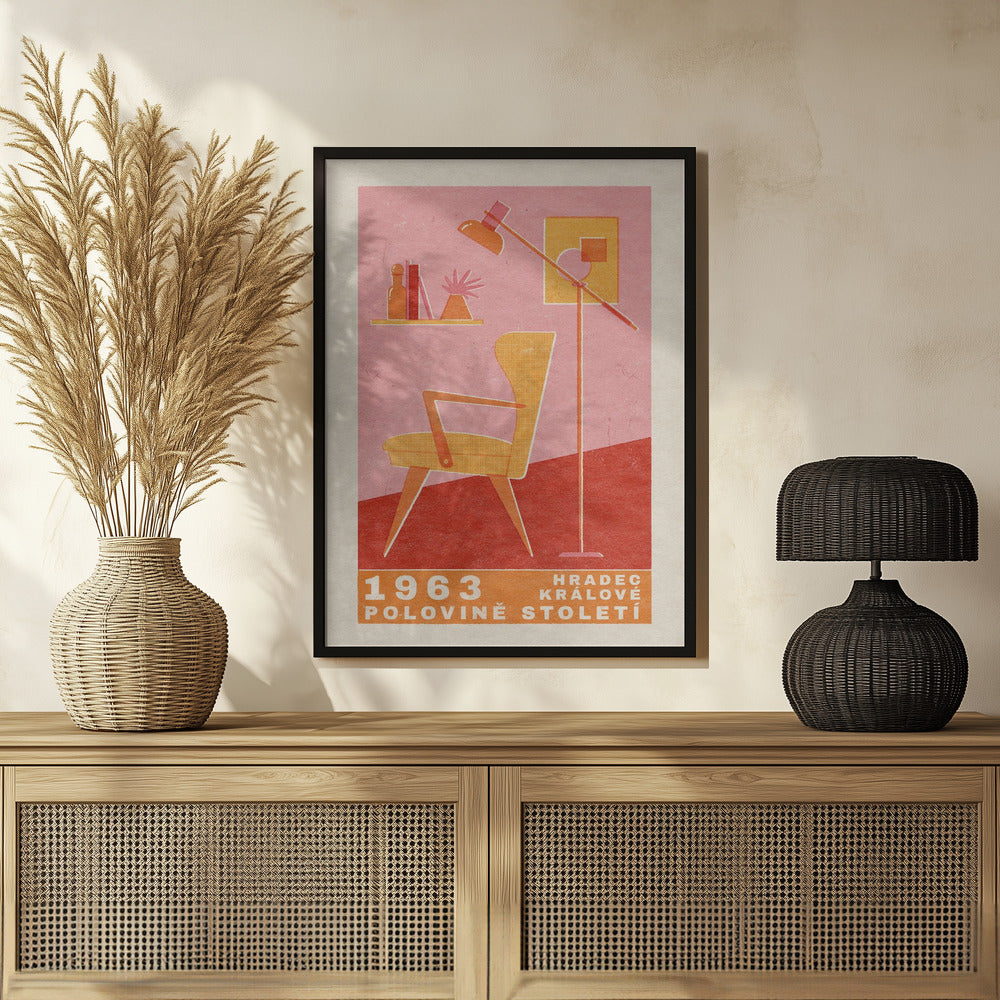 Mid Century Czech Furniture Poster