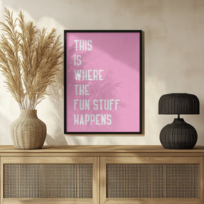 Where the fun stuff happen Poster