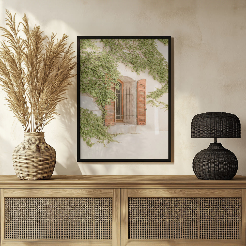 French Shutters Poster