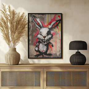 Scary Bunny Poster