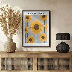 Sunflower - National flower och Ukraine Poster