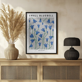 Small Bluebell - National flower of Sweden Poster