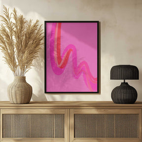 Neon Waves Poster