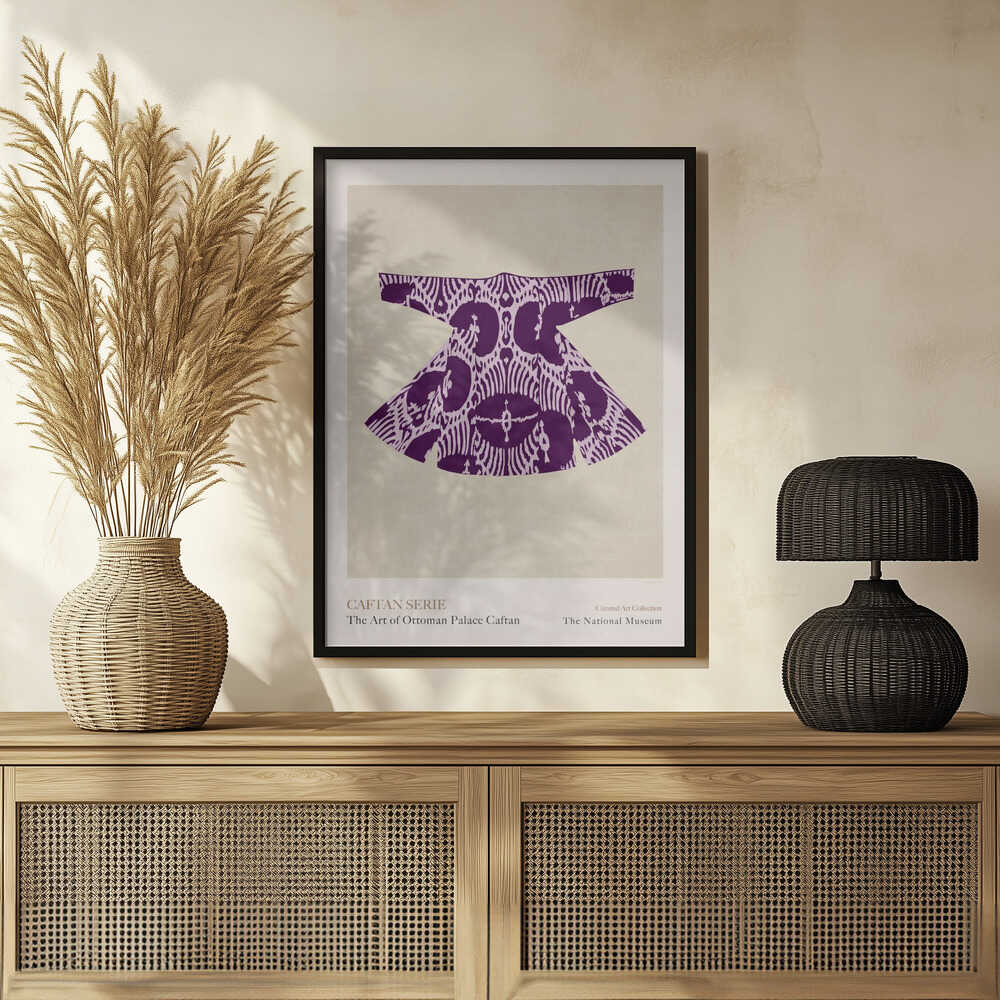 Purple Caftan Elegance Poster