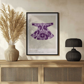 Purple Caftan Elegance Poster