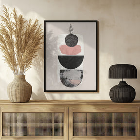 Abstract Minimalist Shapes No 6 Poster