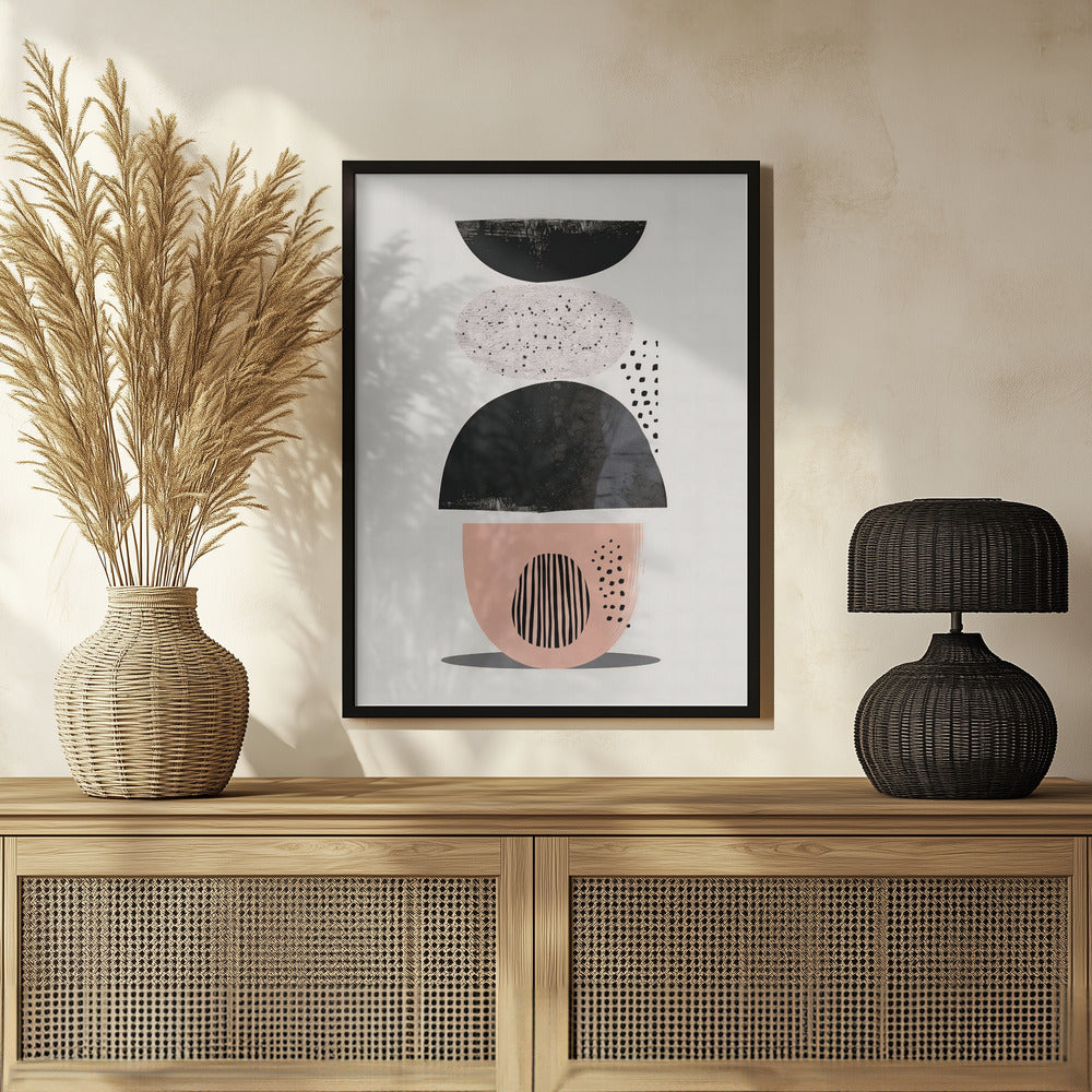 Abstract Minimalist Shapes No 7 Poster