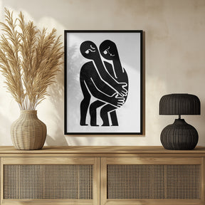 Abstract Hug No 1 Poster