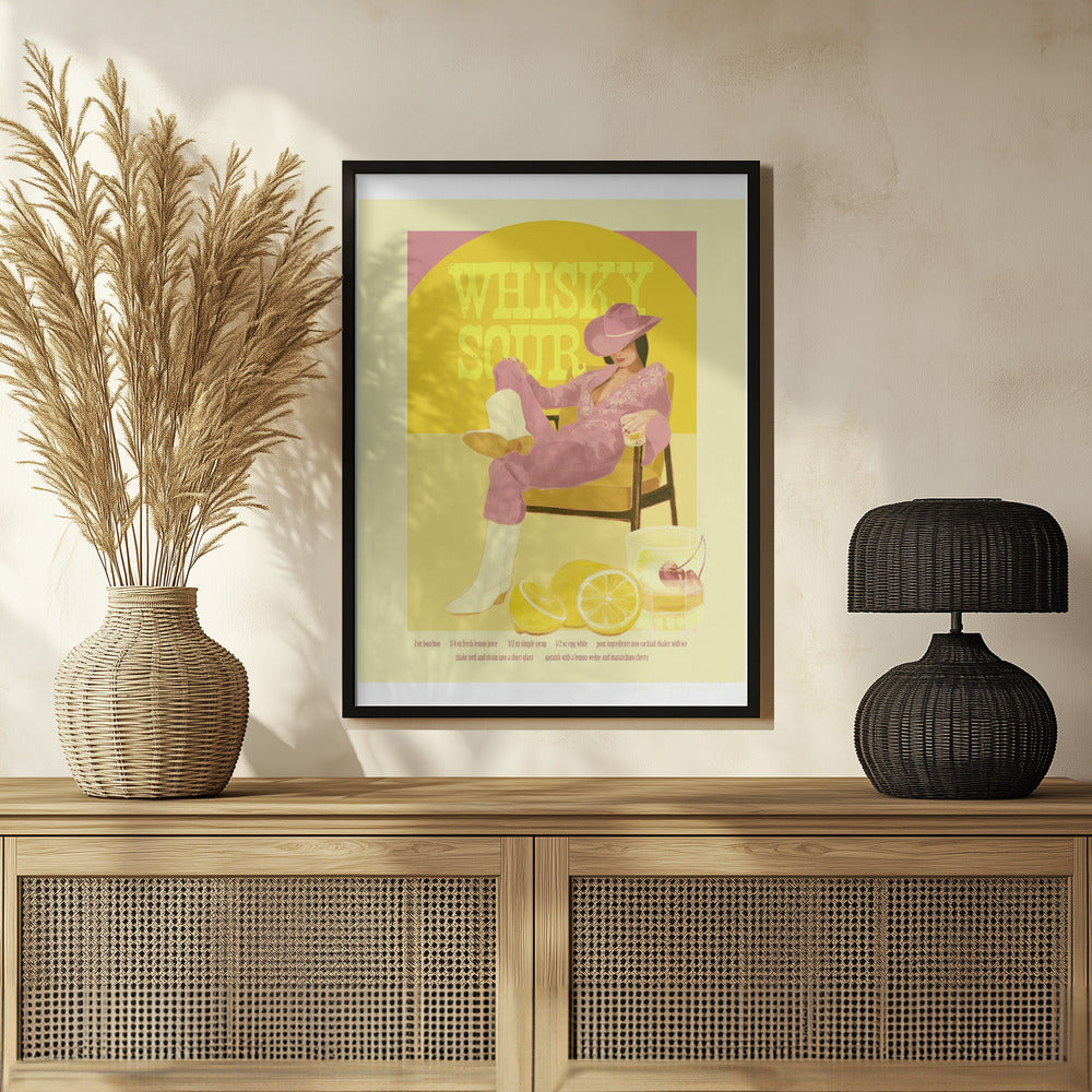 Jlr Whiskysour Pink Copy Poster