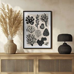 Ocean Shapes Poster