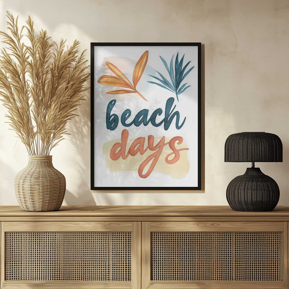 Sandy Serenity Poster