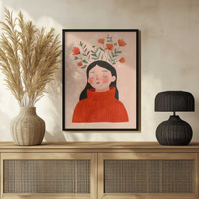 Floral Serenity Poster