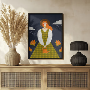 Autumn Girl Poster