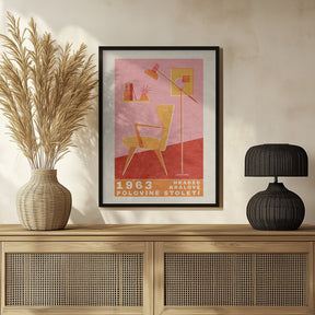 Mid Century Czech Furniture Poster