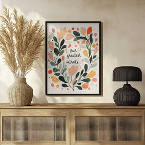 Floral Embrace Poster