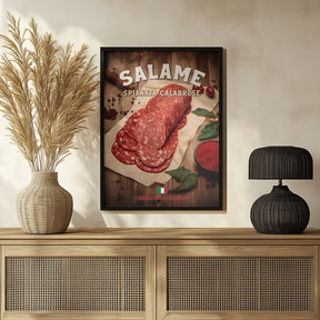 Salame Spianata Calabrese Poster