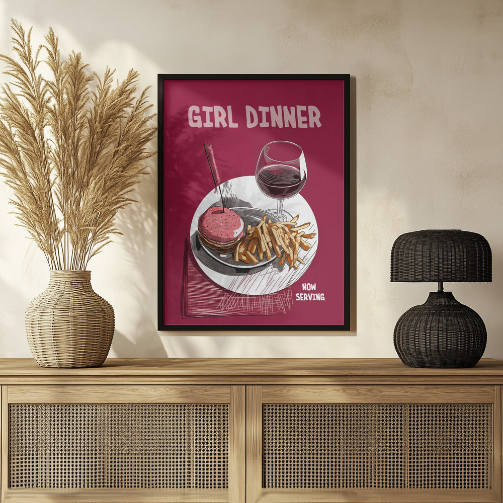 Girl Dinner No 4 Poster