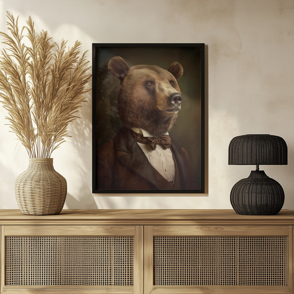 Bear Portrait Poster