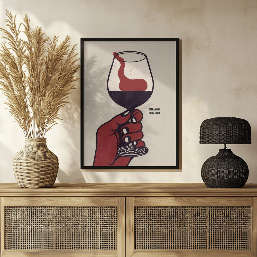 21st Annual Wine Taste Poster