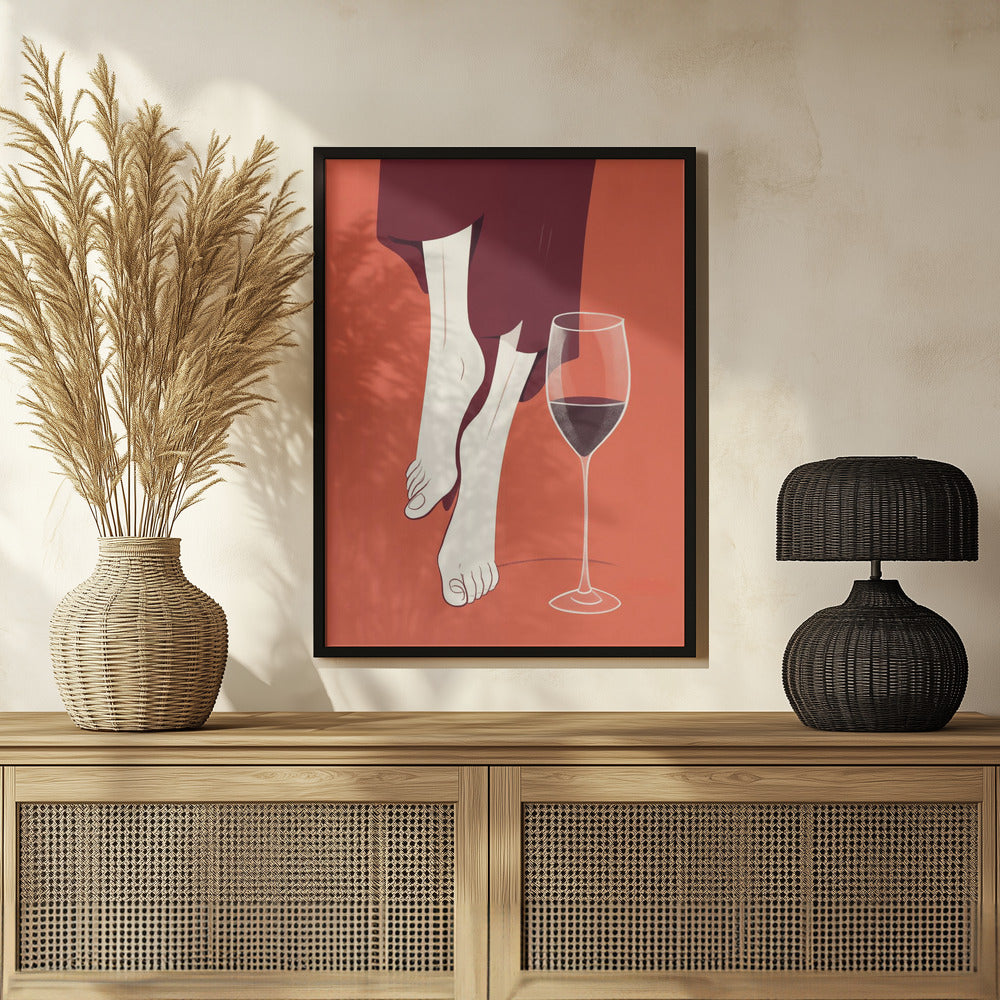 Wine and Dancing Poster