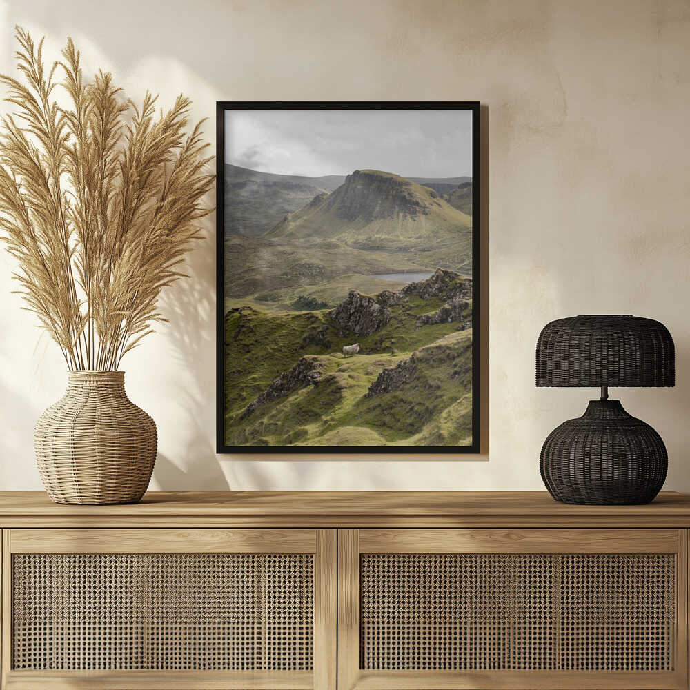Quiraing Landscape on Scotland's Isle of Skye Poster