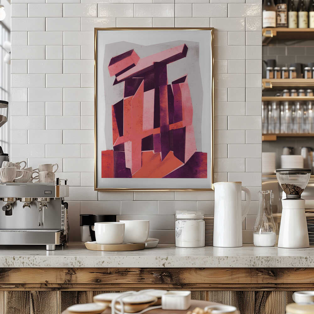 Geometric Symphony Poster